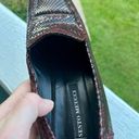 Sesto Meucci Vintage  Maroon snakeskin Heeled loafers Photo 3