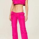 LaQuan Smith Barbie movie sz small pink  utility cropped vest boxy crop top Photo 0