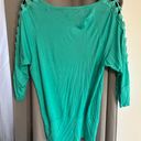 Iz Byer Teal Is Byer Blouse  Photo 1