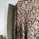 Johnny Was CALME  Coat Size Large Ava Quilted Robe Coat Olive Green Belt NWT Photo 13