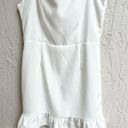 TCEC  feminine white ruffle mini dress size medium new with tags Photo 1