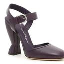 Salvatore Ferragamo  Gazania Mary Jane Sandal eggplant size 7 Photo 0