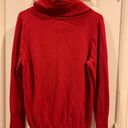 Chico's  Red Cowl Neck Sweater Photo 4