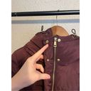 Cole Haan Women's  Puffer Coat Size Small Burgundy Photo 2