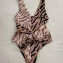 Beach Riot SAMIRA One Piece Swimsuit Chapman Zebra Photo 1