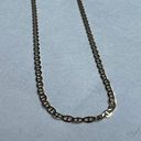 Tehrani Jewelry 14k Real Gold 1.4mm Flat Mariner Chain necklace Photo 2