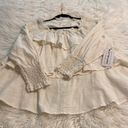 FOR THE REPUBLIC  Women’s Blouse size L length 22” bust 36” with 3/4 sleeves Photo 9