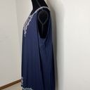 Style & Co  size 3X moroccan blue embroidered dress or cover up Photo 4