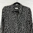 Equipment  Leopard Print Silk Button Down Blouse Size S Photo 7