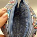 Vera Bradley  Light Blue Paisley Cosmetic Bag with Lining Photo 3