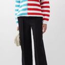 STAUD New  Hampton Striped Front Half-Zip Turtleneck Sweater, Size M NEW W/O TAG Photo 15