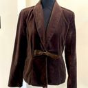 Eddie Bauer  Brown Velvet Blazer size 10P Photo 0