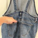 Old Navy Denim Distressed Shortalls Jean Cuffed Short Bib Overalls Size Small Photo 8