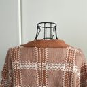 Princess Polly New  Plaid Knit Crochet Cardigan Photo 6