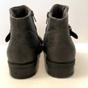 Baretraps - Black Ankle Bootie Style Yulia with Silver Buckle Detail- Size 8.5 Photo 1