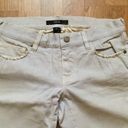 White House | Black Market  denim grey straight leg 5 pocket jeans low rise size 4 Photo 2