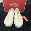 Vans White Platform Slip On Shoes Sneakers New Photo 5