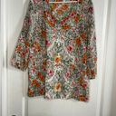 J.Jill  Drop Waist Spring Floral Blouse Size Small.  2763 Photo 0