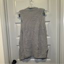 Talbots  Light Grey Knit Open Front Sleeveless Vest Sweater size M Photo 6