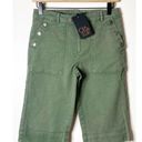 Chaser  NWT Revolve Bermuda Canvas shorts Small green Photo 0