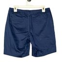 Ralph Lauren Lauren  Navy Blue Bermuda Shorts Size 8 Petite New Photo 1