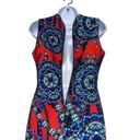 Hunter Bell  Shannon Jewels Print‎ Scuba Sleeveless Above The Knee Dress Size M Photo 8