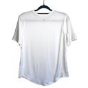 Zyia Active Go To White Crew Neck Short Sleeve Athletic Basic Tee Photo 5