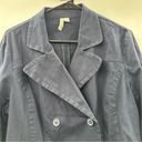 St. John’s Bay St. John's Bay Navy Blue Long Sleeve Four Button Blazer Jacket Size L Photo 1