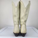 Laredo  31603 Ivory Cream Leather Cowboy Western Cowgirl Pointed Boots Booties 6M Photo 9