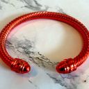 Macy's Colorful metal Orange METALLIC twist bracelet. Photo 1