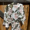 Victoria's Secret Victoria’s Secret Elegant Floral Satin Robe Kimono Lingerie Photo 6