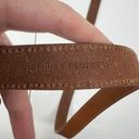 Brooks Brothers Vtg  Size M Belt Brown Leather Trouser Dress Stitched Adjustable Photo 4