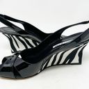 Manolo Blahnik Shala Patent Leather Wedges Photo 2