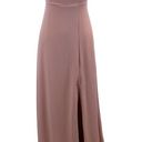 Birdy Grey NEW  Womens M Ash Dusty Rose Pink Maxi Dress Draped Neck Bridesmaid Photo 11