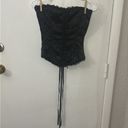 Frederick's of Hollywood VTG Frederick’s of Hollywood Black Lace Up Boned Bustier/Corset Size 34 Photo 9