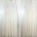 City Chic NWT  maxi shine bright ivory delicate tulle sequins sleeveless size 18 Photo 2