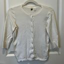 BP White Short Sleeve Cardigan Photo 0