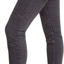 Pilcro and the Letterpress NEW  faded black high rise denim moto jeggings, 29 Photo 1