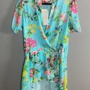 Rococo  Sand dress STUNNING!! Floral Turquoise Citrine large Beach Revolve NWT Photo 0