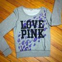 PINK - Victoria's Secret VS PINK Vintage Cheetah Uni pocket sweatshirt Photo 0