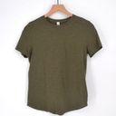 Lululemon  Love Crew Neck Tee III Short Sleeve in Dark Olive Green Women's 4 Photo 0