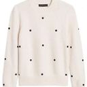 Banana Republic Ivory Sweater with Black Dots Photo 0