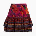 Farm Rio  Tropical Tapestry Ruffled Miniskirt Photo 3