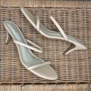 Raye  Nude Thin Strap Slip On Heel Size 9 Photo 0