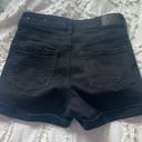 American Eagle Black High Waisted Jean Shorts Photo 3