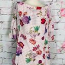 City Chic  spring blooms pink gingham floral blouse Photo 3