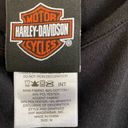 Harley Davidson  Black Mesh Blouse Medium Photo 3