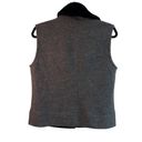 Talbots 𝅺Talbot Wool Vest with removable Faux Fur Collar NWT Size M Photo 5