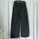 SheIn Dark Gray High Waisted Baggy Wide Leg Y2K Oversized Jeans Size Medium Photo 4