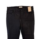 Madewell Mid Rise Kick Out Jean in True Black Coated 33 Photo 5